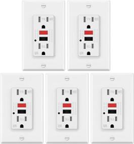 img 4 attached to 🔌 Residential, Commercial, and Industrial Electrical Pack-Resistant Receptacle for Efficient Wiring & Connection