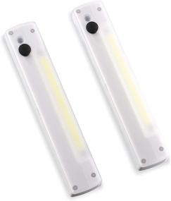 img 2 attached to 💡 Compact Bright Lighting with Super Bright LEDs - Easy Install & Peel and Stick, Hook and Loop or Mounting Hardware Included - 2 Pack