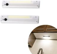 💡 compact bright lighting with super bright leds - easy install & peel and stick, hook and loop or mounting hardware included - 2 pack логотип