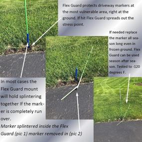 img 2 attached to 🔧 Keyfit Tools Flex Guard Driveway Marker Mount (8 Pack) & Drill Bit Reinforced Protective Sleeve - The Ultimate Solution for Setting Driveway Plow Poles, Reflectors, and Curb Stakes