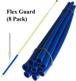 img 4 attached to 🔧 Keyfit Tools Flex Guard Driveway Marker Mount (8 Pack) & Drill Bit Reinforced Protective Sleeve - The Ultimate Solution for Setting Driveway Plow Poles, Reflectors, and Curb Stakes