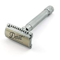 classic safety razor detroit grooming logo