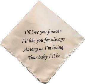 img 1 attached to 💐 Elegant Wedding Tokens Forever Handkerchief for the Mother of the Bride/Groom