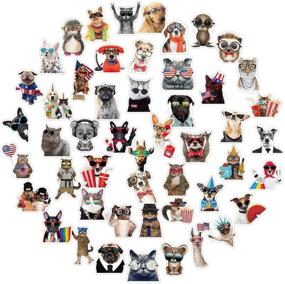 img 2 attached to Cute Animal Decal Stickers Pack - 50pcs Waterproof Vinyl Stickers for Teens, Kids, Girls - Laptop, Hydroflask, Skateboard, Water Bottles, Phone Case