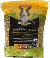 🐇 (3-pack) sunseed vita prima sunscription young rabbit formula - 4 lbs each logo