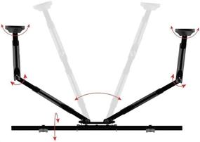 img 1 attached to Monoprice Cornerstone Full Motion Articulating Bracket Accessories & Supplies