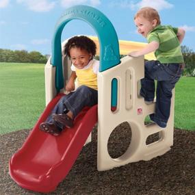 img 3 attached to 🐼 Step2 Panda Climber: Engaging Outdoor Toddler Activity Playset in Tan/Red/Yellow/Blue
