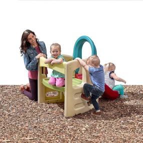 img 2 attached to 🐼 Step2 Panda Climber: Engaging Outdoor Toddler Activity Playset in Tan/Red/Yellow/Blue