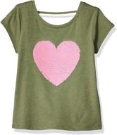 👕 stylish childrens place novelty graphic t shirt: girls' tops, tees & blouses collection logo