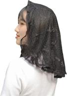 latin elegant black women's accessories: church headcovering for special occasions logo