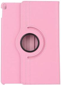 img 3 attached to 📲 Premium Pink iPad Pro 10.5 Cover - 360 Degree Rotating Stand Protective Case with Meijie Sleep/Wake Feature - Compatible with Apple iPad Pro 10.5-Inch 2017 Model A1701/A1709 Retina Display