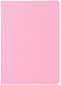 img 4 attached to 📲 Premium Pink iPad Pro 10.5 Cover - 360 Degree Rotating Stand Protective Case with Meijie Sleep/Wake Feature - Compatible with Apple iPad Pro 10.5-Inch 2017 Model A1701/A1709 Retina Display