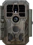 📷 gardepro e5s trail camera - 32mp 1296p game camera with 100ft night vision, ultra fast 0.1s motion activation, waterproof (camo) logo