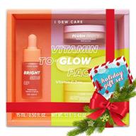 vitamin to-glow pack brightening starter kit - korean skincare set, vegan, cruelty-free, paraben-free, ideal birthday gifts for female friends logo