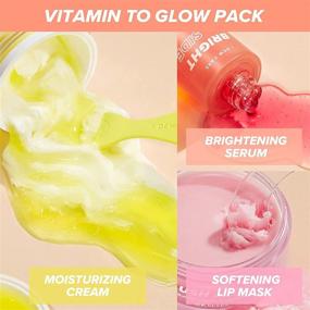 img 2 attached to Vitamin To-Glow Pack Brightening Starter Kit - Korean Skincare Set, Vegan, Cruelty-free, Paraben-free, Ideal Birthday Gifts for Female Friends