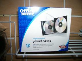 img 2 attached to CD-боксы Office Depot (R): прозрачные - 12 штук для организованного хранения