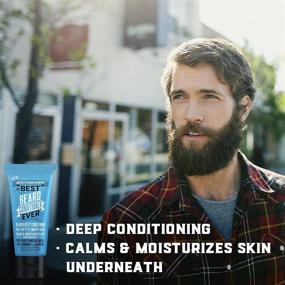 img 1 attached to The Ultimate Beard Conditioner: Just For Men's Oatmeal, Aloe, Chamomile & Jojoba Oil Blend in 3 Fluid Ounces