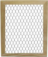 🐔 customizable unfinished wood chicken wire frame - ideal for decorating, personalizing with photos, collages, jewelry, and more - inner dimensions 8" x 10"- 2 pack logo