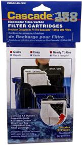 img 4 attached to 🔌 Premium Penn Plax Cascade Hang-on Power Filter Replacement Cartridges (3-Pack) - CPF34C3