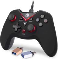 ifyoo v-one wired usb gaming controller gamepad joystick for pc laptop computer (windows xp/7/8/10) & 🎮 steam & android & ps3 - red, otg: the ultimate gaming controller for pc, laptop, android, and ps3 logo