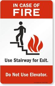 img 3 attached to Case Fire Stairway Elevator SmartSign