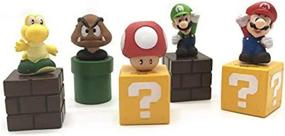 img 1 attached to 🎮 23Pcs/Set Super Mario Action Figures Model Kit Toys - Mario, Luigi, Yoshi and More! Ideal Cake Topper Decorations 1.4"-2.7