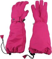 stay warm and dry with nice caps thinsulate waterproof fuchsia boys' accessories logo