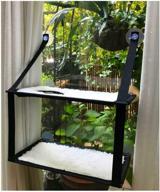 🐱 ultimate relaxation: nala window cat perch - double stack cat window hammock with large suction and soft mat for leisure resting logo