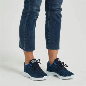 img 2 attached to 👟 Hawkwell Women's Running Shoes: A Knit, Breathable and Lightweight Athletic Walking Sneaker for Ultimate Comfort