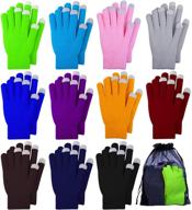 🧤 cooraby winter touchscreen stretchy texting gloves logo