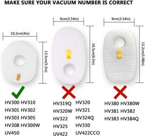 img 1 attached to 🔍 Amyehouse 4 Pack Replacement Foam and Felt Filter Set for Shark Rocket Ultra Light HV300 HV310 HV301 HV302 HV303 HV305 HV308 HV300W UV450 Vacuum Cleaner, Part # XFFV300 and 1080FTV320