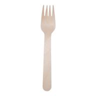 🌍 blueplanethub disposable birchwood forks - 100% natural, eco-friendly alternative to plastic cutlery, biodegradable & compostable party supplies - pack of 100 forks logo