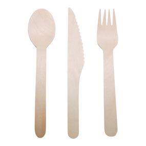 img 3 attached to 🌍 BluePlanetHub Disposable Birchwood Forks - 100% Natural, Eco-Friendly Alternative to Plastic Cutlery, Biodegradable & Compostable Party Supplies - Pack of 100 Forks