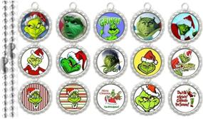 img 1 attached to Grinch Silver Bottle Pendant Necklaces