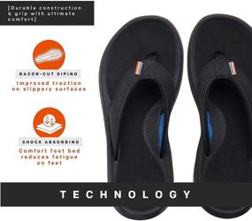 img 1 attached to Grundens DECK BOSS Sandal: Sturdy and Supportive Footwear for Men – Ideal for Rugged Activities