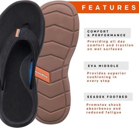 img 2 attached to Grundens DECK BOSS Sandal: Sturdy and Supportive Footwear for Men – Ideal for Rugged Activities