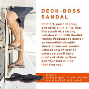 img 3 attached to Grundens DECK BOSS Sandal: Sturdy and Supportive Footwear for Men – Ideal for Rugged Activities