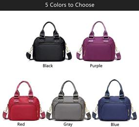 img 3 attached to 👜 Stylish and Practical Lightweight Women's Cross Body Handbag: SHINON Waterproof Shoulder Bags with Wallets