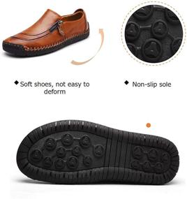img 1 attached to Driving Loafers Light Weight Comfortable Walking Men's Shoes