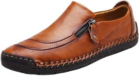 img 4 attached to Driving Loafers Light Weight Comfortable Walking Men's Shoes
