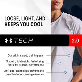img 1 attached to 👚 Solid V-Neck Tech Short Sleeve for Women - Under Armour