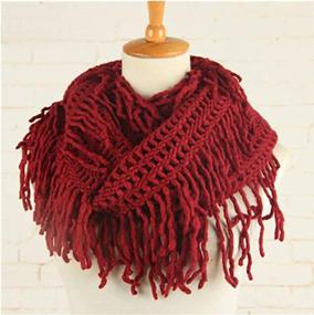 img 1 attached to 🧣 Women's Tassel Infinity Scarf by StylesILove - Fashionable Accessories for Scarves & Wraps