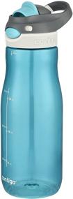 img 3 attached to 💧 Contigo AUTOSPOUT Damen Chug Water Bottle, 32 oz, Scuba - Stay Hydrated On-The-Go with this Stylish & Convenient Reusable Water Bottle