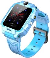 sebay bluetooth smart watch for android - kid's smartwatch, boy's/girl's - men's spy watch, pedometer & gps watch for kids - smartwatch for answering calls, step counter (blue) logo