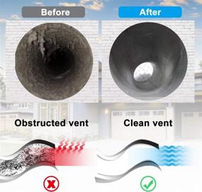 img 2 attached to 🧹 Supplim 20 Feet Dryer Vent Cleaner Kit: Ultimate Lint Remover & Flexible Cleaning Brushes for 20-Foot Dryer Vent Cleaning