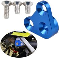 подвеска кронштейна крепления глушителя nicecnc blue exhaust muffler pipe hanger bracket mount holder clamp bolt screw для suzuki drz400s drz400sm (2000-2021) логотип