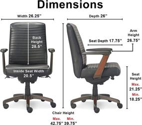 img 2 attached to La Z Boy Emerson Office Chair White Furniture in Home Office Furniture