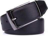 vegan reversible gunmetal buckle black men's accessories logo