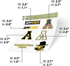 img 2 attached to Appalachian App State University Yosef Sticker: Vinyl Decal for Laptop, Water Bottle, Car, Scrapbook - Type 2 Sheet