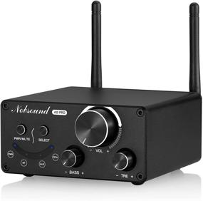 img 4 attached to 🔊 Enhanced Nobsound A2 PRO - HiFi Bluetooth 5.0 Digital Amplifier Bass Amp with Long Range Dual Antenna (130W×2)